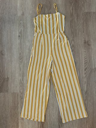 Mono rayas mostaza retro vintage Stradivarus S