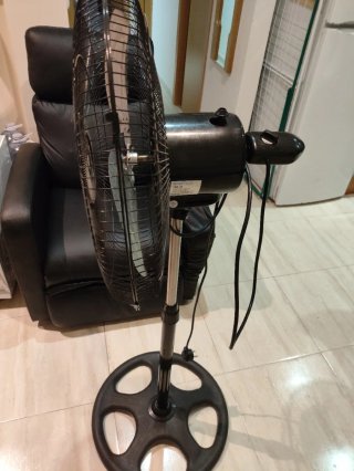 Ventilador KmtStyle Negro/Plateado