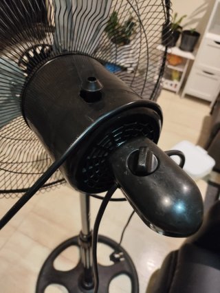 Ventilador KmtStyle Negro/Plateado