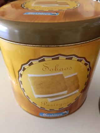 Lote 2 Botes Vintage Martinez Sobaos Magdalenas