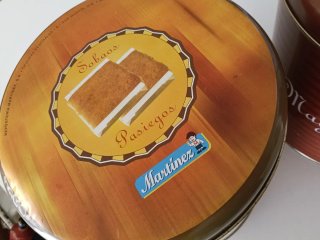 Lote 2 Botes Vintage Martinez Sobaos Magdalenas