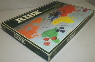 JUEGO DE MESA RISK BORRAS 70's caja grande 6 jug.