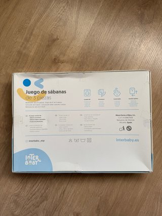 Juego de sábanas cuna Interbaby 3 piezas