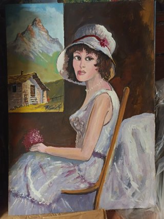 Quadro olio su tela 50x40