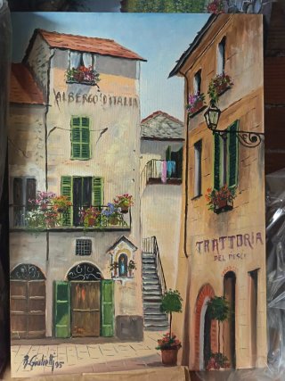 Quadro olio su tela 50x40