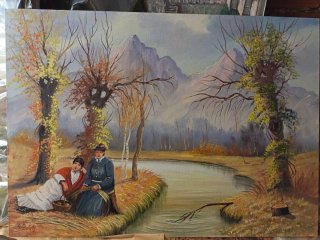 Quadro olio su tela 50x40