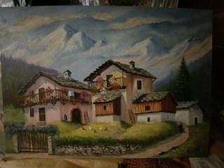 Quadro olio su tela 50x40