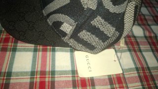Gorra GG Negra y Gris