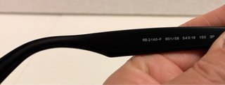Ray-Ban Wayfarer Asian Fit Occhiali da Sole Neri