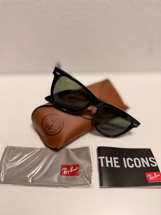 Ray-Ban Wayfarer Asian Fit Occhiali da Sole Neri