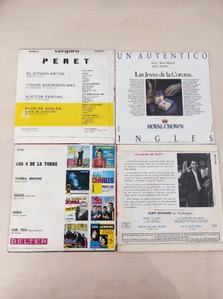 Lote 8 discos vinilo Pop Rock Latino