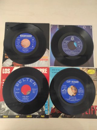 Lote 8 discos vinilo Pop Rock Latino