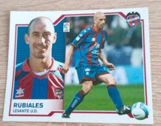 Cromo Rubiales Levante UD 07-08