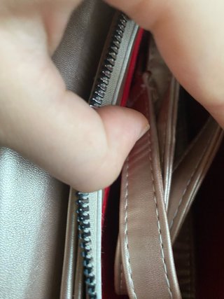 Bolso Dorado y Rosa