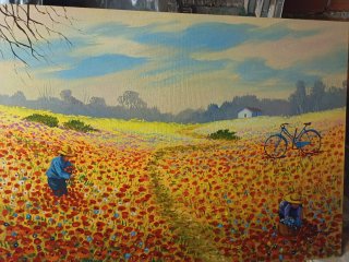 Quadro olio su tela 50x40