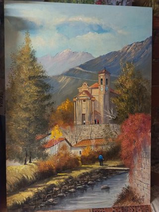 Quadro olio su tela 50x40
