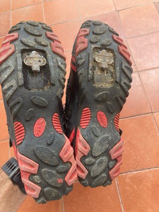 Zapatillas Spiuk Quasar BTT Negro/Rojo