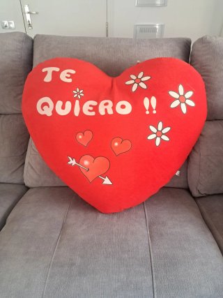Peluche Corazón Gigante Te Quiero