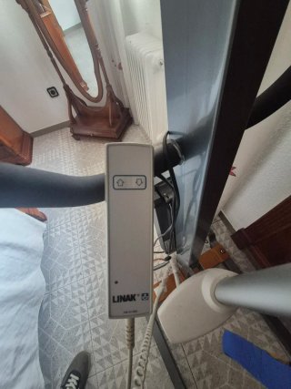 Grua eléctrica para traslado de enfermos