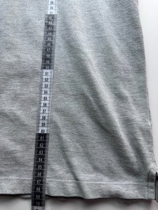 Polo Diesel Gris Cuello denim Talla M