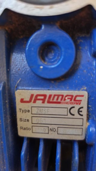 Motor reductor azul