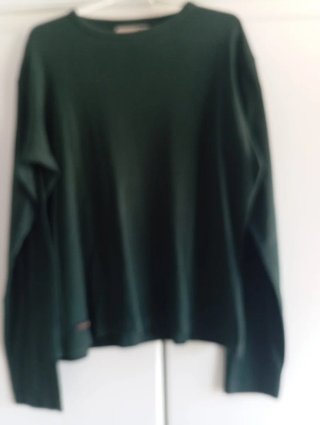 Camiseta de algodon verde