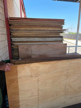Tablones de madera contrachapada