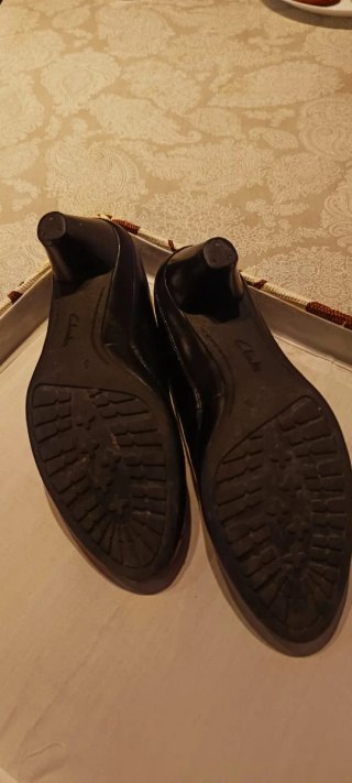Zapatos Clarks Negros Mujer