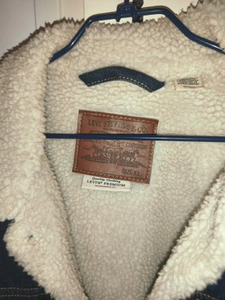 Chaqueta Levi's Sherpa Azul Talla XL