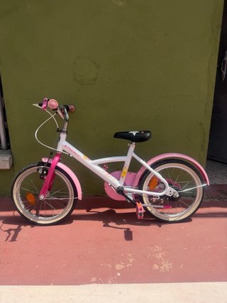 Bicicleta BTWIN rosa niña 16