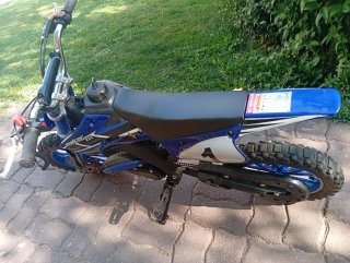 Mini moto gasolina infantil azul