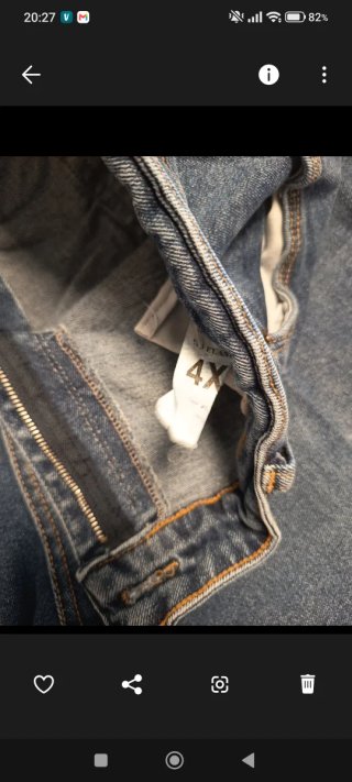 Pantalones vaqueros 4XL