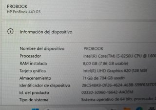 Portátil HP ProBook 440 G5 Profesional