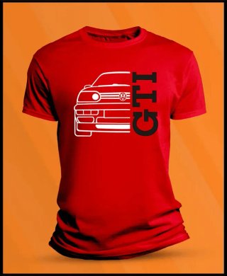 Camiseta manga corta VW Golf MK3 GTI