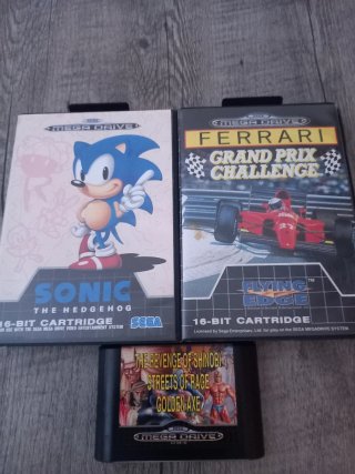 Consola Sega Mega Drive + 3 Juegos