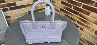 Bolso Tous Piel Lavanda Flecos