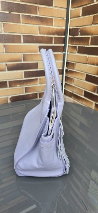 Bolso Tous Piel Lavanda Flecos