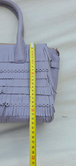 Bolso Tous Piel Lavanda Flecos