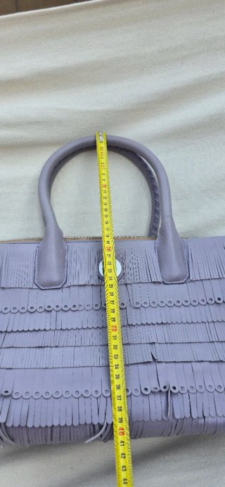 Bolso Tous Piel Lavanda Flecos