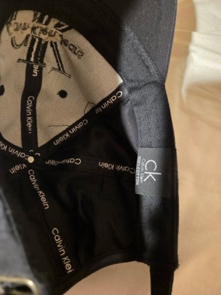Gorra Calvin Klein Negra Bordada