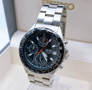 Seiko Flightmaster V657-8120 Cronógrafo Pilot