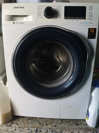 Lavadora Samsung ecobubble 8.0kg