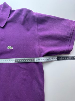Polo Lacoste Vintage Morado Algodon