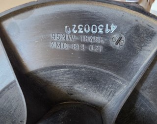 Ventilador de la calefacción Volkswagen Sharan