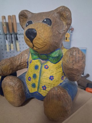 Figuras de Osos Decorativos de Papel