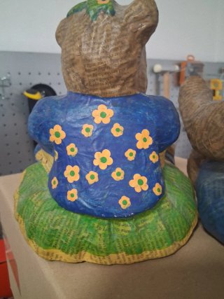 Figuras de Osos Decorativos de Papel