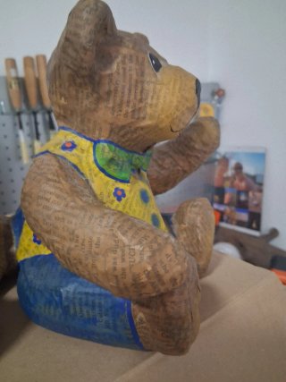 Figuras de Osos Decorativos de Papel