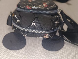 Bolso Disney Minnie Mouse Negro Sin Estrenar