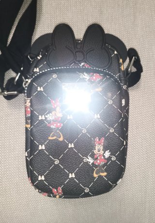 Bolso Disney Minnie Mouse Negro Sin Estrenar