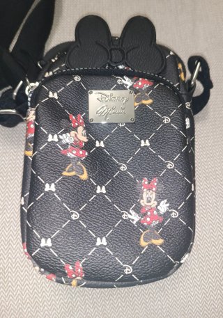 Bolso Disney Minnie Mouse Negro Sin Estrenar